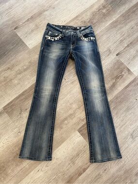 Miss Me jes439b5l Embellished Dark Wash Women’s Jeans